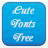 icon Cute Fonts 4.1