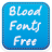 icon Blood Fonts 4.1