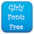 icon Girly Fonts 4.1