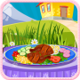 icon Chicken salad cooking games