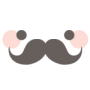 icon com.doodledoodle.kakao.mustachegray