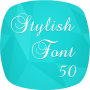 icon Stylish Fonts 50