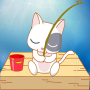 icon cat fishing