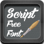icon Script Font Style