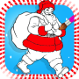 icon Santa Colouring