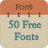 icon 50 Fonts for Samsung Galaxy 5 6.0