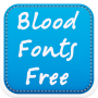 icon Blood Fonts 