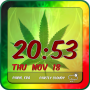 icon Weed Clock Weather Widget