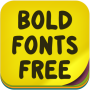 icon Bold Fonts 